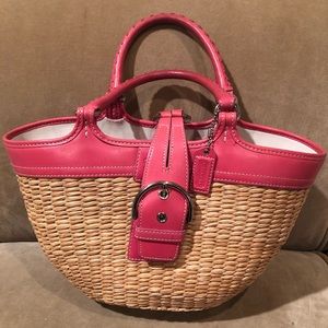 Coach Straw Bag